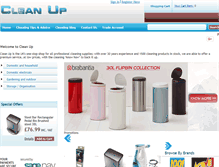 Tablet Screenshot of cleanup.co.uk