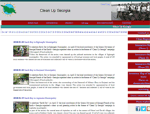 Tablet Screenshot of cleanup.ge